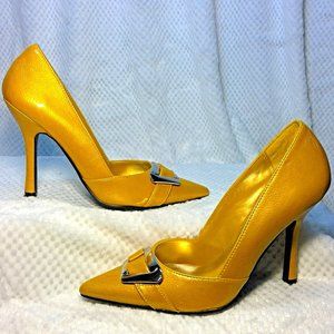Yellow Patent Delicious Heels